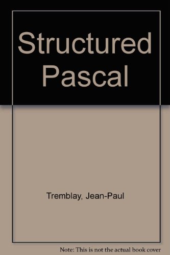 Imagen de archivo de Structured Pascal a la venta por Hawking Books