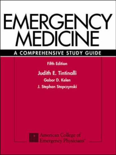 Stock image for Emergency Medicine : A Comprehensive Study Guide for sale by Better World Books