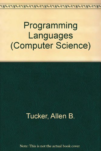 9780070654150: Programming Languages