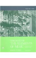 9780070654952: Workbook for the Elements of Music: Concepts and Applications, Vol. 2