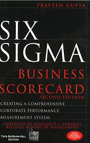 Stock image for Six Sigma Business Scorecard Creating A Comprehensive Corporate Performance Measurement System for sale by dsmbooks