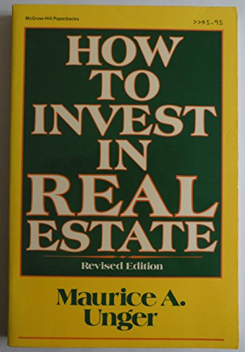 9780070659162: How to Invest in Real Estate: With CD (McGraw-Hill Paperbacks)
