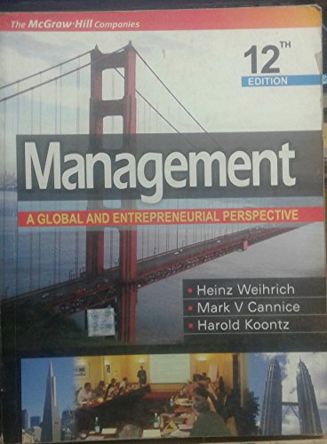 9780070660199: Management a Global & Entrepreneurial Pe