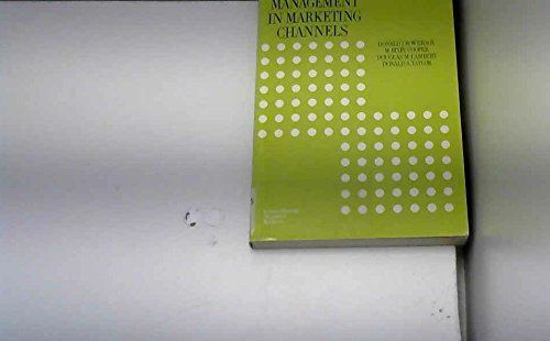 Imagen de archivo de Management in Marketing Channels a la venta por Better World Books Ltd