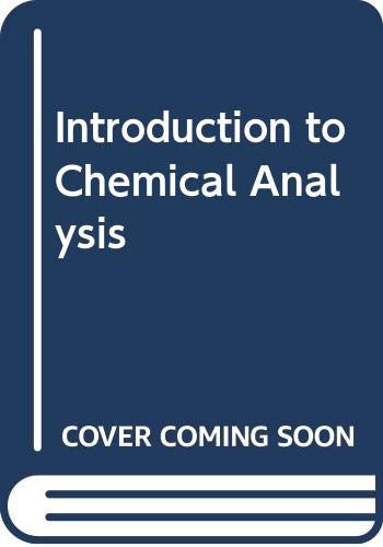 9780070661950: Introduction to Chemical Analysis