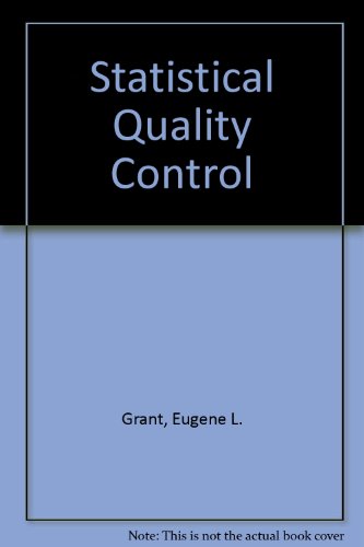 9780070663084: Statistical Quality Control