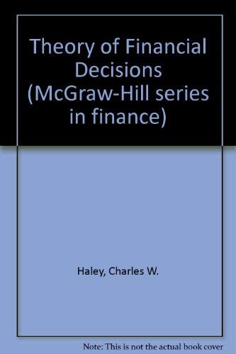 Stock image for Theory of Financial Decisions (McGraw-Hill series in finance) for sale by Mispah books