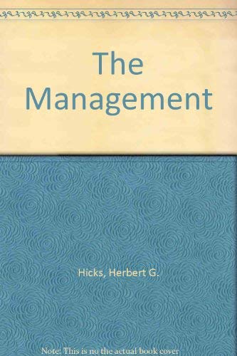 9780070663282: The Management of Organizations