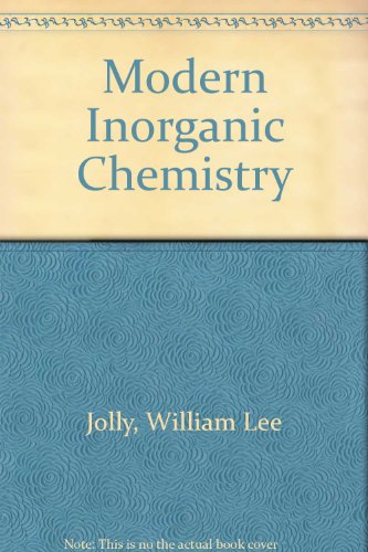 9780070663589: Modern Inorganic Chemistry