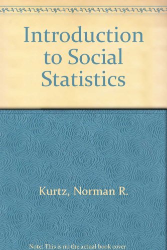 9780070663831: Introduction to Social Statistics