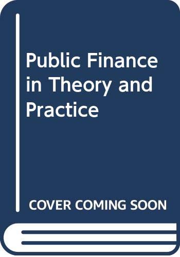 Stock image for Public Finance in Theory and Practice for sale by HPB-Red