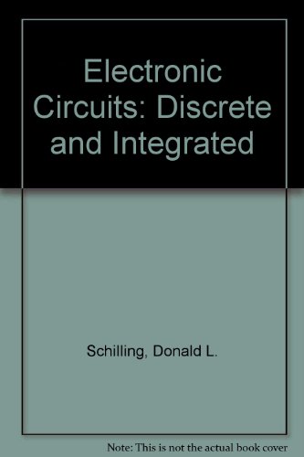 Imagen de archivo de Electronic Circuits: Discrete and Integrated a la venta por AwesomeBooks