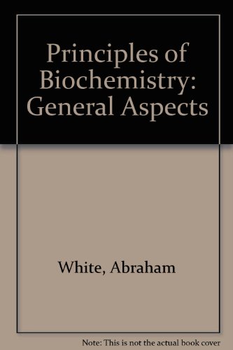 9780070665705: PRINS OF BIOCHEMISTRY:GEN ASPE