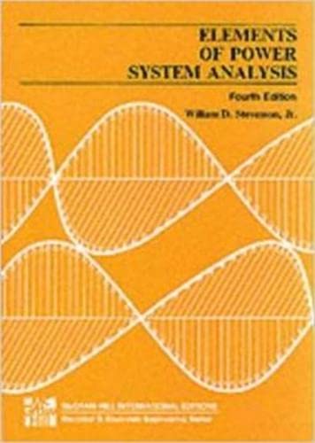 9780070665842: Elements of Power System Analysis (Int'l Ed) (Asia Higher Education Engineering/Computer Science Electrical Engineering)