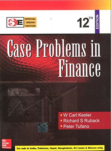 Stock image for Case Problems in Finance 12th Edition Special Indian Edition for sale by dsmbooks