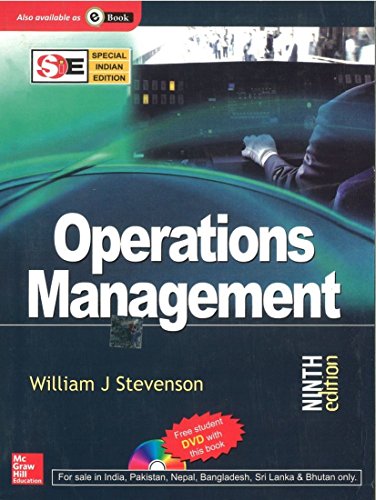 Stock image for Operations Management With Student DVD (Special Indian Edition) for sale by The Book Cellar, LLC
