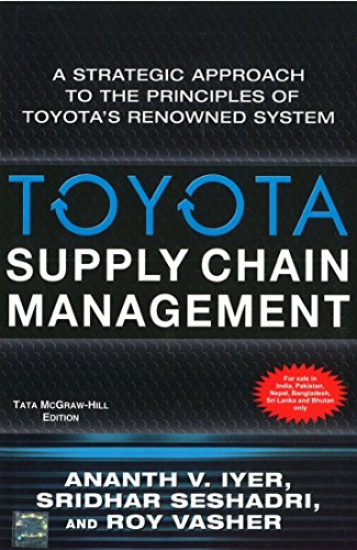 Beispielbild fr Toyota Supply Chain Management zum Verkauf von Majestic Books