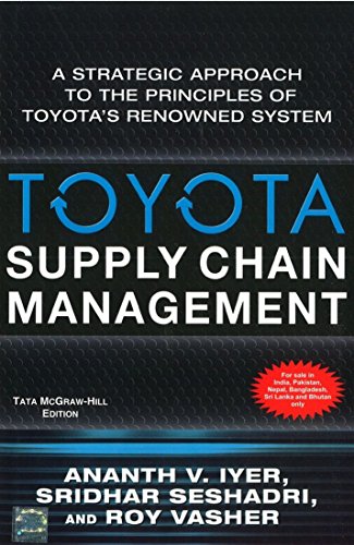 Imagen de archivo de Toyota Supply Chain Management a la venta por Majestic Books