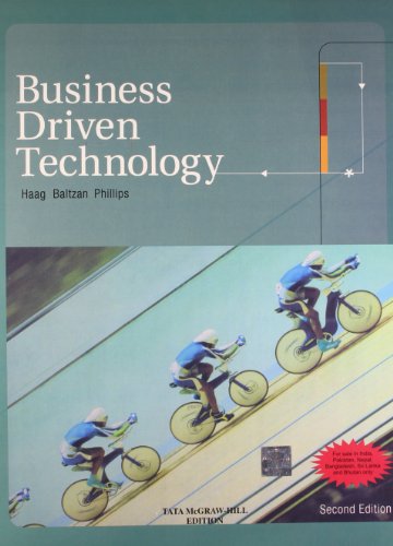 9780070671096: Business Driven Technology, 2Ed