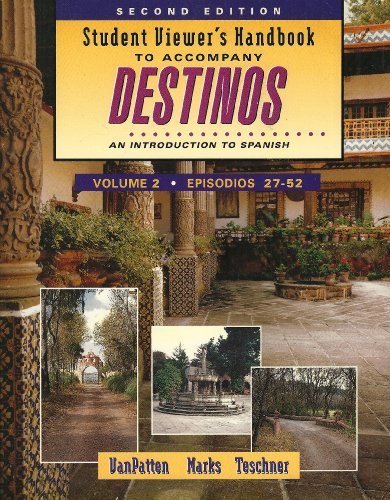 9780070672741: Student Viewer's Handbook to Accompany Destinos: An Introduction to Spanish : Episodios 27-52: Episodes 27-52