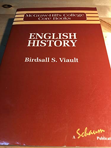 9780070674370: English History (McGraw-Hill's College Core Books)