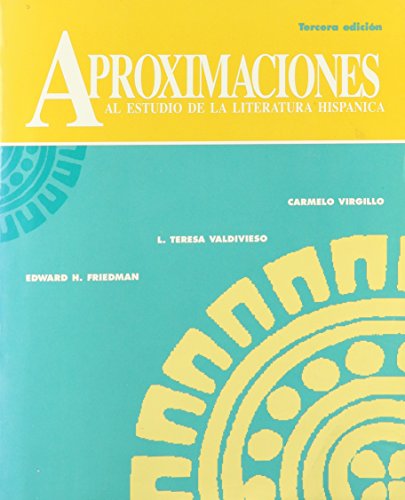 Beispielbild fr Aproximaciones al Estudio de la Literatura Hispanica zum Verkauf von Better World Books