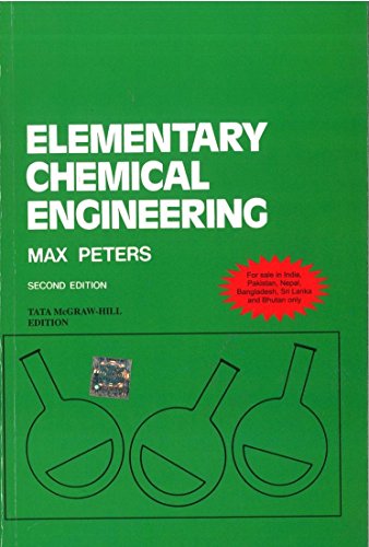 Beispielbild fr ELEMENTARY CHEMICAL ENGINEERING 2ED (PB 2009) zum Verkauf von Kanic Books