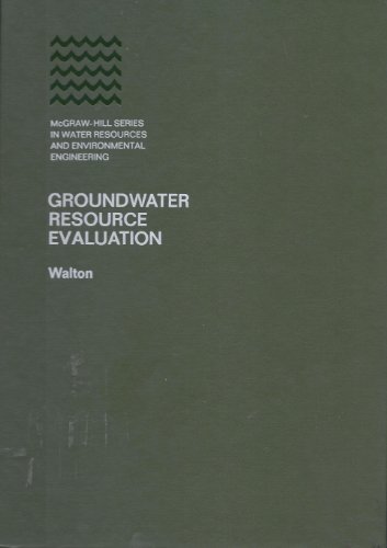 Stock image for Groundwater Resource Evaluation for sale by ThriftBooks-Atlanta