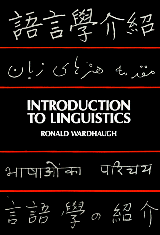 Beispielbild fr Introduction to Linguistics zum Verkauf von Better World Books