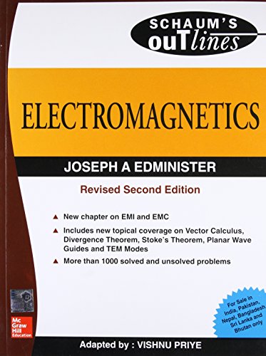 9780070681958: Electromagnetics 3E (Sie)(Schaums Outlines Series)