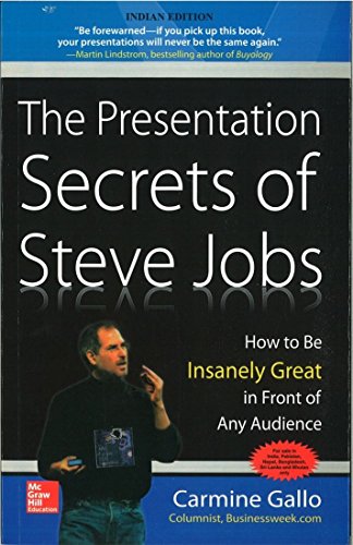 9780070683617: The Presentation Secrets of Steve Jobs: How to Be Insanely Great in Front of Any Audience