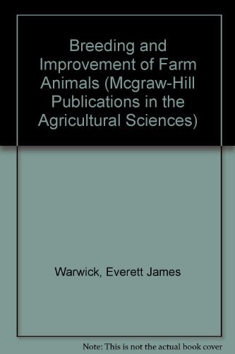 Beispielbild fr Breeding and Improvement of Farm Animals zum Verkauf von Better World Books: West