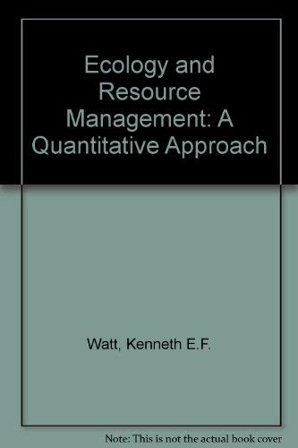 9780070685734: Ecology and Resource Management: A Quantitative Approach