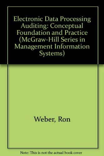 Stock image for EDP auditing: Conceptual foundations and practice (McGraw-Hill series in management information systems) for sale by HPB-Red