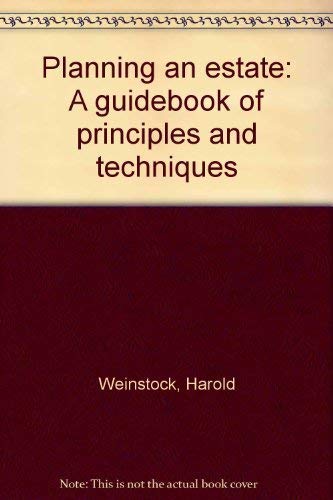 9780070690219: Title: Planning an estate A guidebook of principles and t