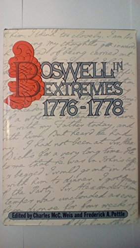 Stock image for BOSWELL IN EXTREMES 1776-1778. for sale by Burwood Books