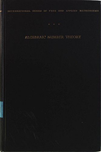 9780070690806: Algebraic Number Theory (International Series in Pure & Applied Mathematics)