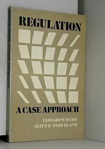 Imagen de archivo de Regulation, a Case Approach a la venta por Wonder Book