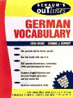 Beispielbild fr Schaum's Outline of German Vocabulary (Schaum's outline series) zum Verkauf von Wonder Book
