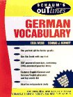 Imagen de archivo de Schaum's Outline of German Vocabulary a la venta por AwesomeBooks