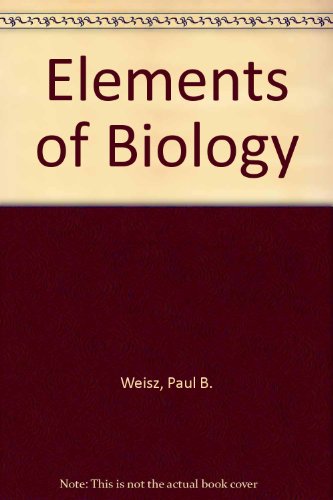 Imagen de archivo de Elements of Biology a la venta por ThriftBooks-Dallas