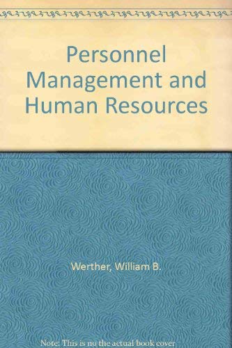 Stock image for Personnel Management and Human Resources for sale by Ravin Books