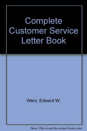 9780070695894: Complete Customer Service Letter Book