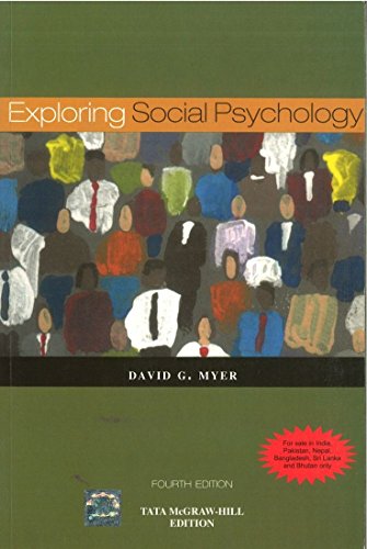 Beispielbild fr Exploring Social Psychology, 4/E, 4Ed zum Verkauf von dsmbooks