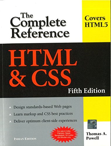 Stock image for HTML AND CSS: THE COMPLETE REFERENCE, 5TH EDN for sale by Universal Store