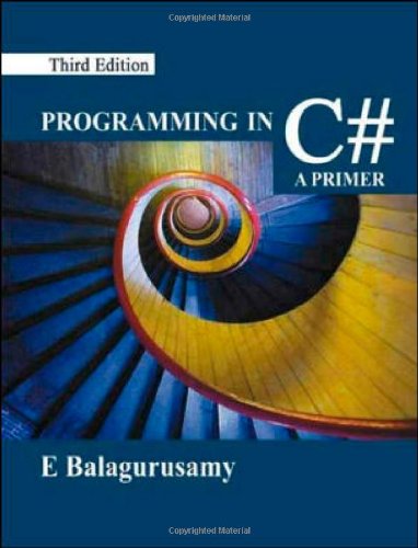Stock image for Programming in C#: A Primer for sale by dsmbooks