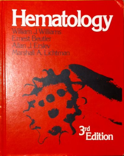 Beispielbild fr Hematology zum Verkauf von ThriftBooks-Dallas