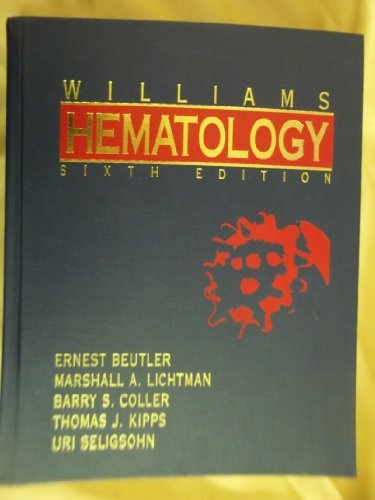Imagen de archivo de Williams Hematology a la venta por Better World Books