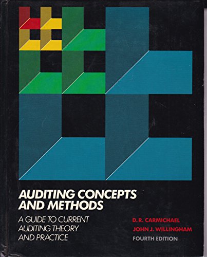 9780070706101: Auditing Concepts and Methods