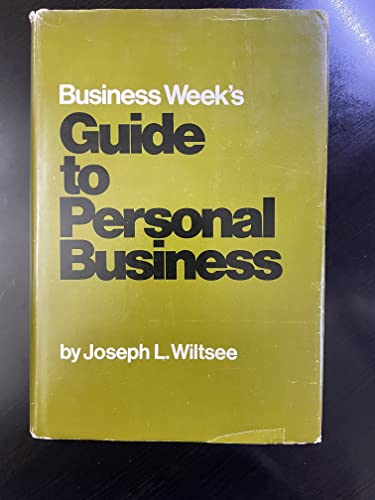 Beispielbild fr Business Week's Guide to Personal Business zum Verkauf von Robinson Street Books, IOBA